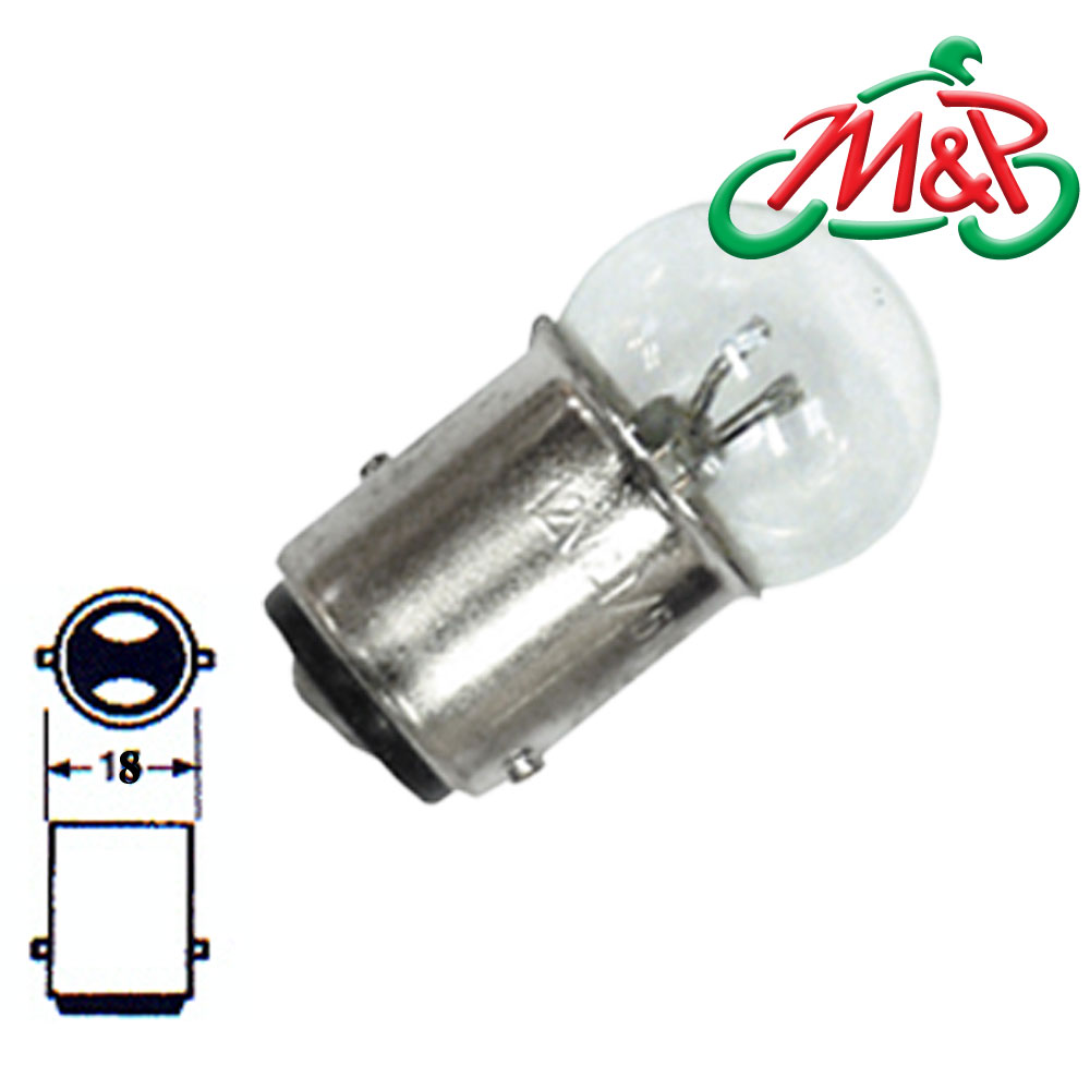 Motorcycle Bulb Motorbike 12V 23/8w Stop Tail For Twin Tail Light 18mm