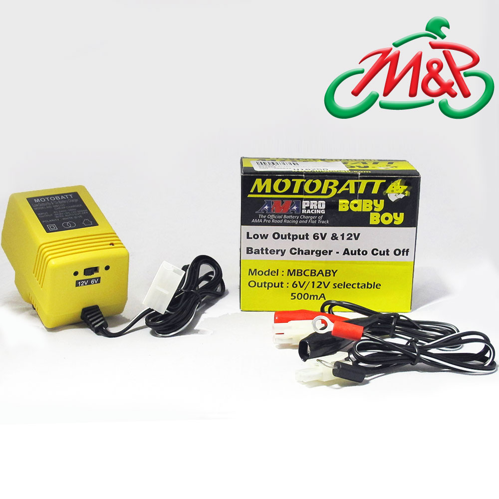 Motobatt 6V &amp; 12V Motorcycle Battery Trickle Baby Boy