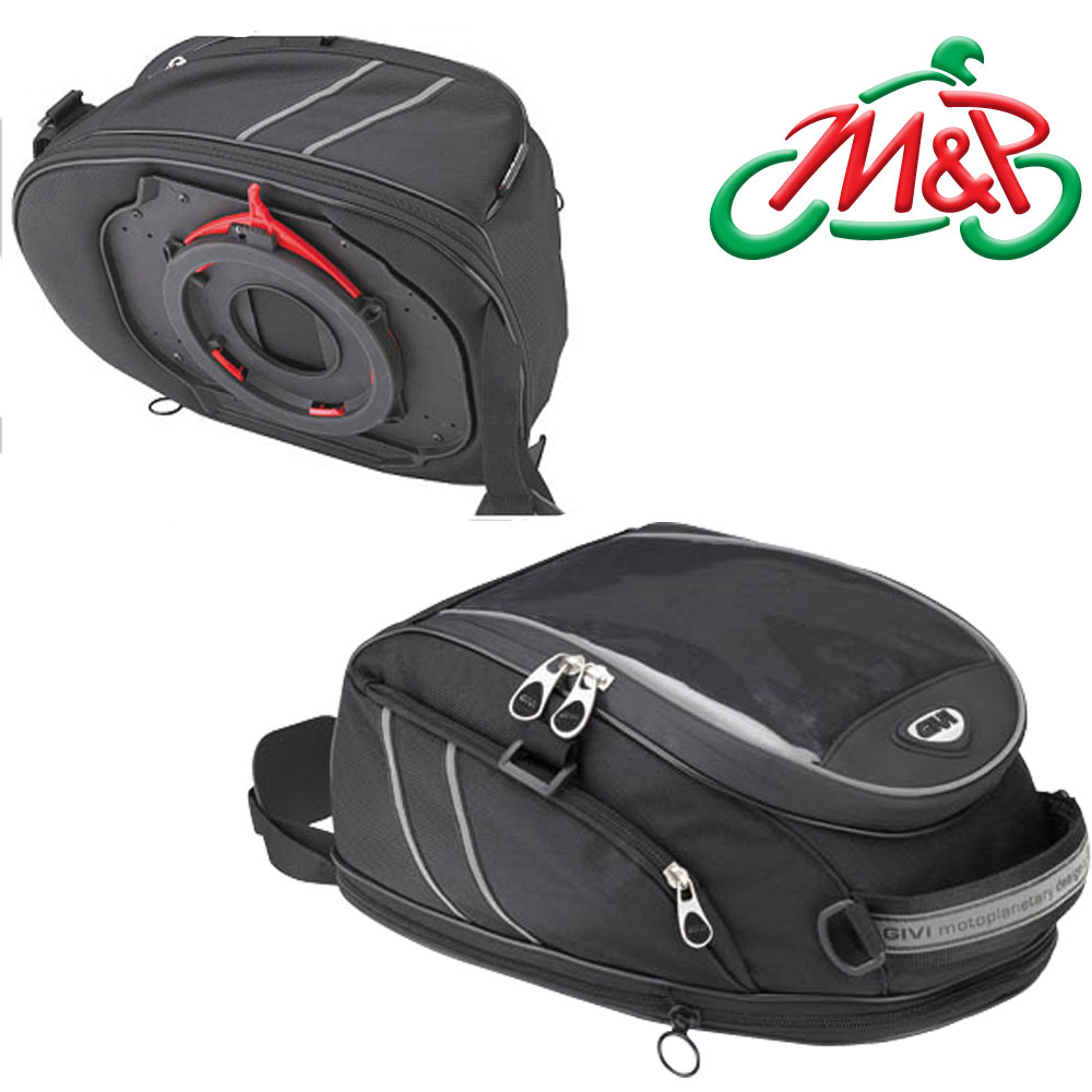 T489 Genuine Givi Tanklock Motorcycle Tank Bag Luggage Black New eBay
